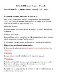 Les règles de base pour la rédaction administrative