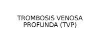 trombosis venosa profunda