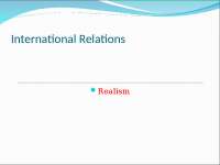 Realism in International Relations: A Comprehensive Overview