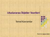 Selcuk University - Neba Wais Alqorni - International Relations (Week 6,7,8)