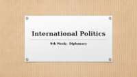 Diplomacy: Evolution, Trends, and Public Diplomacy
