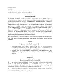 modelo derecho fotomulta