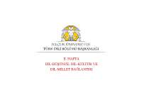 Selcuk University - Neba Wais Alqorni -Turkish Language  (Week 1,2,3,4)