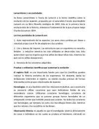 LA EVOLUCION DE LAMARCKISMO