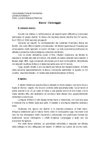 Análise da pintura Bacco, de Caravaggio.