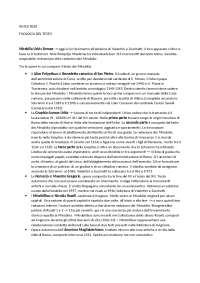 I Mirabilia Urbis Romae Sbobinature di Filologia italiana Docsity