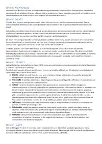 Sintesi parte De Angeli