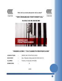 reeducación y tratamiento penitenciario