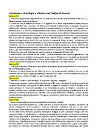 risposte aperte paniere biologia e chimica prof.Fittipaldi uniecampus