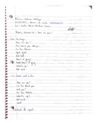 Inglés I Lesson 2 How are you?