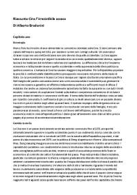 Riassunto cina l'irresistibile ascesa CAP 1 E 2