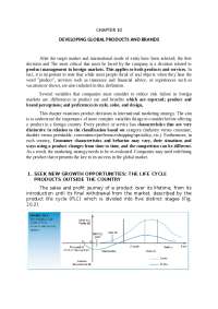 Marketing Management, Global Marketing