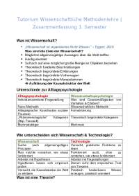 Zusammenfassung Tutorium Methodenlehre 2022/2023