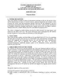 Detailed LLB 4 Ucu Cyber law notes