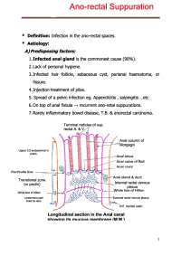 Ano-rectal Suppuration