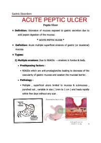 ACUTE PEPTIC ULCER NOTES
