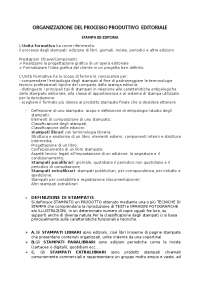 Fasi del processo editoriale