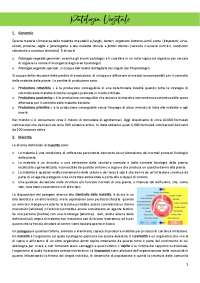 Riassunti completi Patologia vegetale (parte generale e speciale)