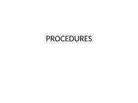Procedures and Functions in Oracle Database
