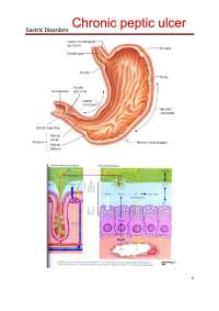 Chronic Peptic Ulcer and Gastric Disorders