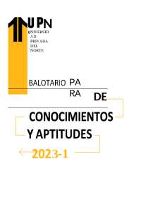 BALOTARIO PARA ECA 2023