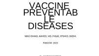 Vaccine-Preventable Diseases in the Philippines