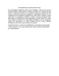 Educación virtual en la actualidad