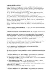 Domande risposte d'esame gestione della banca