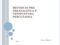prelievo ematico: dettagli processo eseguzione