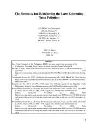 Essay on Noise Pollution