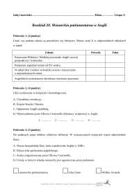 Monarchia parlamentarna w Anglii