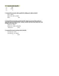 Inventory Management_Management Accounting