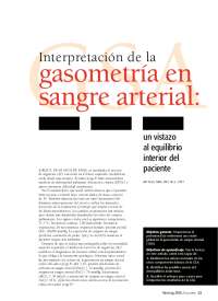 Interpretación gases arteriales