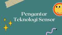 teknologi sensor yang mempelajari sensor
