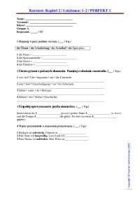 Perfekt 1 kurzetest k2 l1