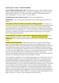 Domande e risposte per esame Filologia Germanica