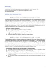 Bocconi Exam Sample (English)