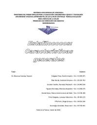 Estafilococos: Características generales