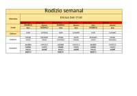 Escala de Rodízio Semanal de Motoristas e Ajudantes
