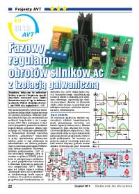 Fazowy regulator obrotów silników