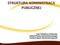 Struktura Administracji Publicznej w Polsce: Pojęcie Organów i Działów