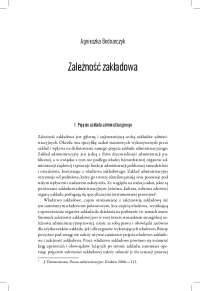 Zależność zakładowa