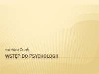 Wprowadzenie do Psychologii: Podstawowe Pojęcia i Procesy