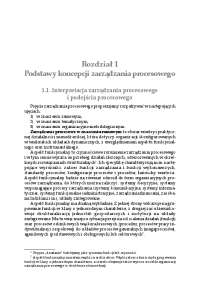 Rozdział 1 Podstawy koncepcji zarządzania procesowego