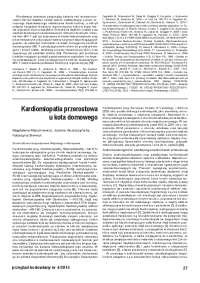 Kardiomiopatia przerostowa u kota domowego