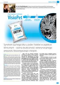 Syndrom suchego oka u psów i kotów w aspekcie klinicznym