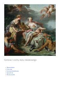 Geneza i cechy stylu rokokowego | Prezentacje Sztuka | Docsity