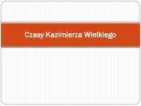Polska za panowania Kazimierza Wielkiego