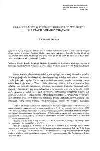 UKŁAD WŁADZY W POLSKICH RODZINACH WIEJSKICH W ...