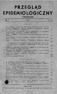 PRZEGLĄD EPIDEMIOLOGICZNY